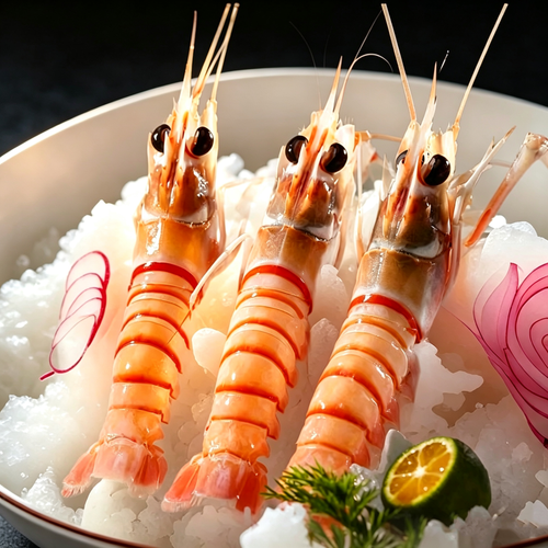 Deep Sea Scampi Langoustines Raw Seafood