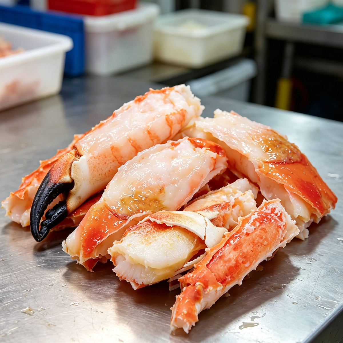 Cooked King Crab Legs and Clusters