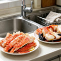 Cooked King Crab Legs and Clusters