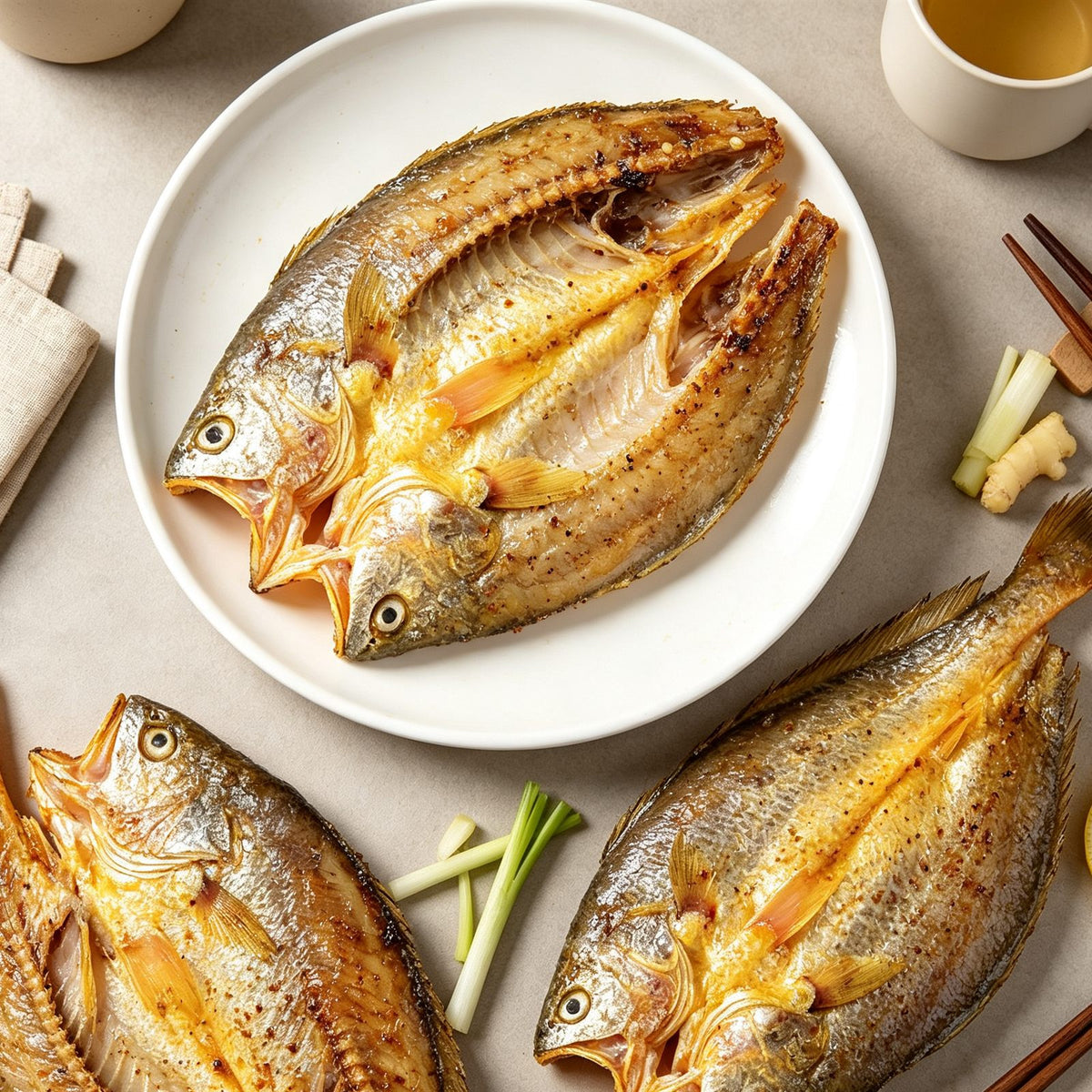 Fresh Golden Yellow Croaker Whole Fish